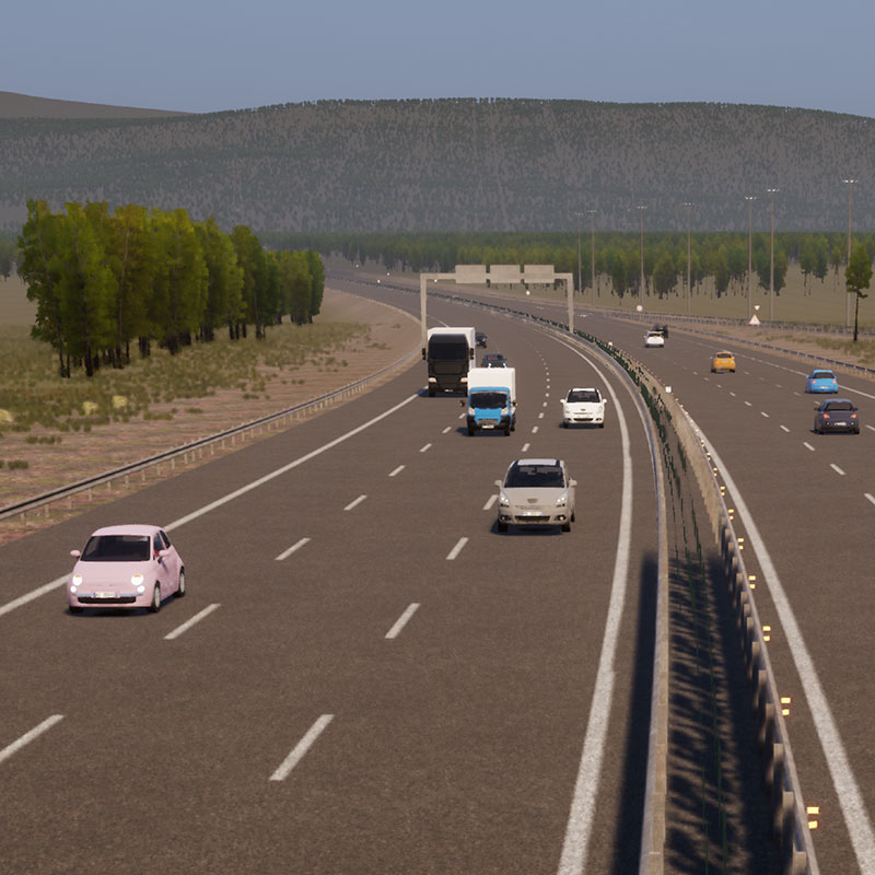 SIDA DRIVE - simulatore di guida - Simulatore di guida Modulo Autostrada
