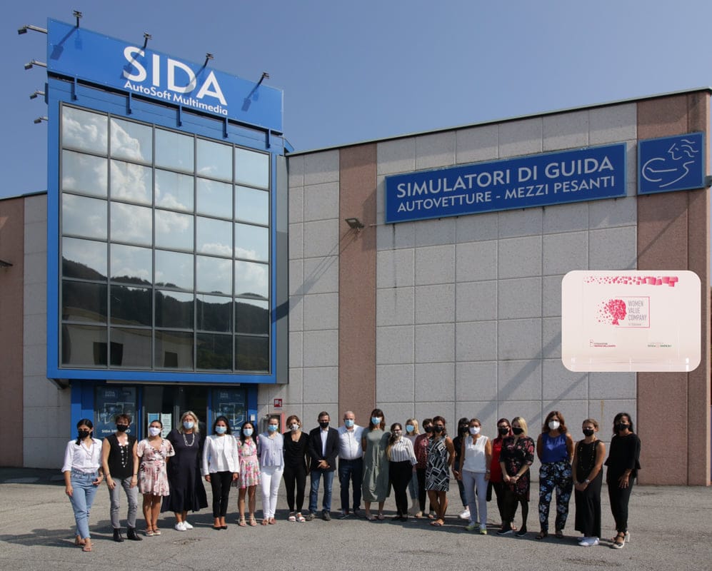 SIDA DRIVE - simulatore di guida - premio WomenValueCompany Premio Women Value Company AutoSoft Multimedia
