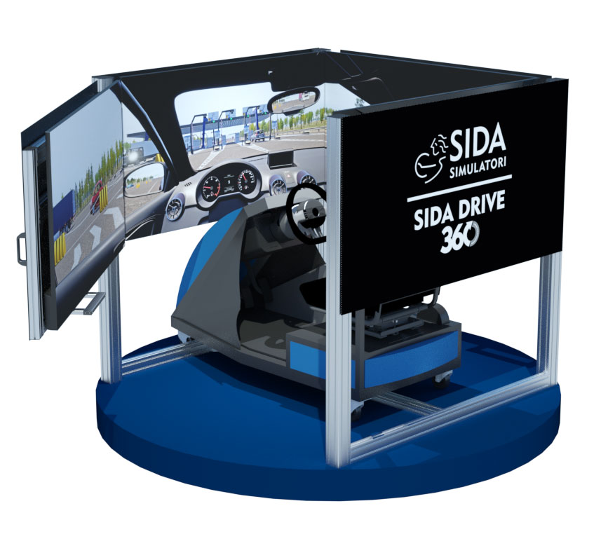 SIDA DRIVE - simulatore di guida - Simulatore di guida per autoscuole SIDA DRIVE - simulatore di guida - Simulatore di guida per autoscuole