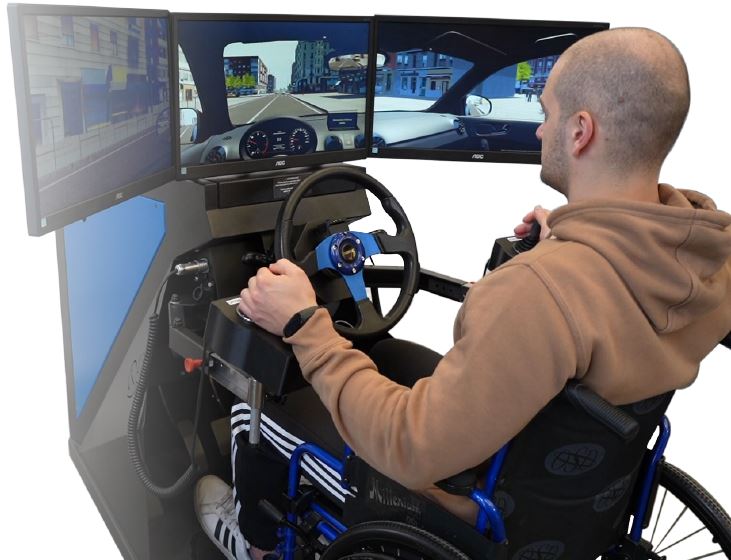 SIDA DRIVE - simulatore di guida - disabile SIDA DRIVE - simulatore di guida - disabile