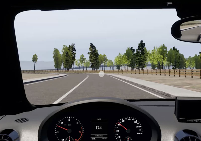 SIDA DRIVE - simulatore di guida - sguardo Modulo 4: uso dello sguardo